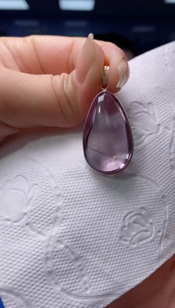 【闪购商品】水晶G10147银S925镶嵌G10147