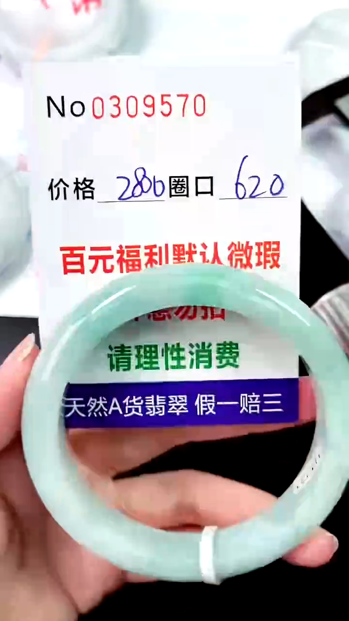 【闪购商品】翡翠手镯未镶嵌00309570