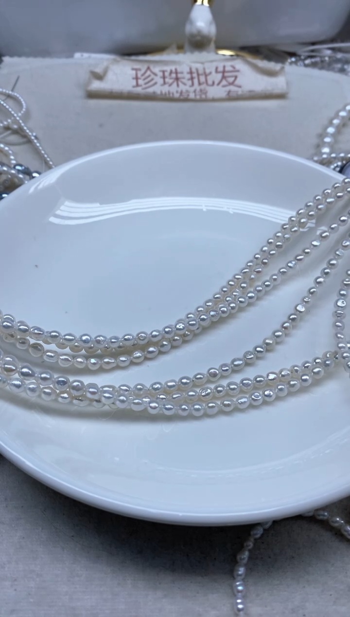颈饰未镶嵌淡水珍珠4-5发2