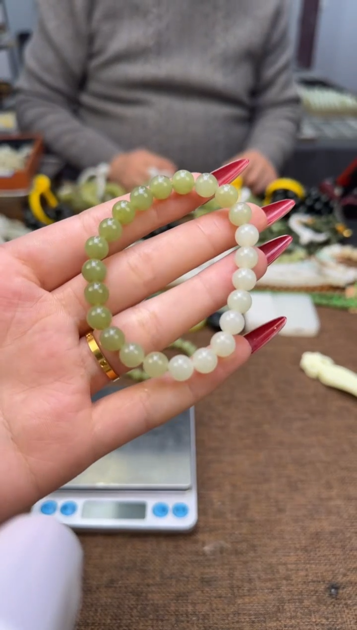 未镶嵌手串和田玉?***海手串