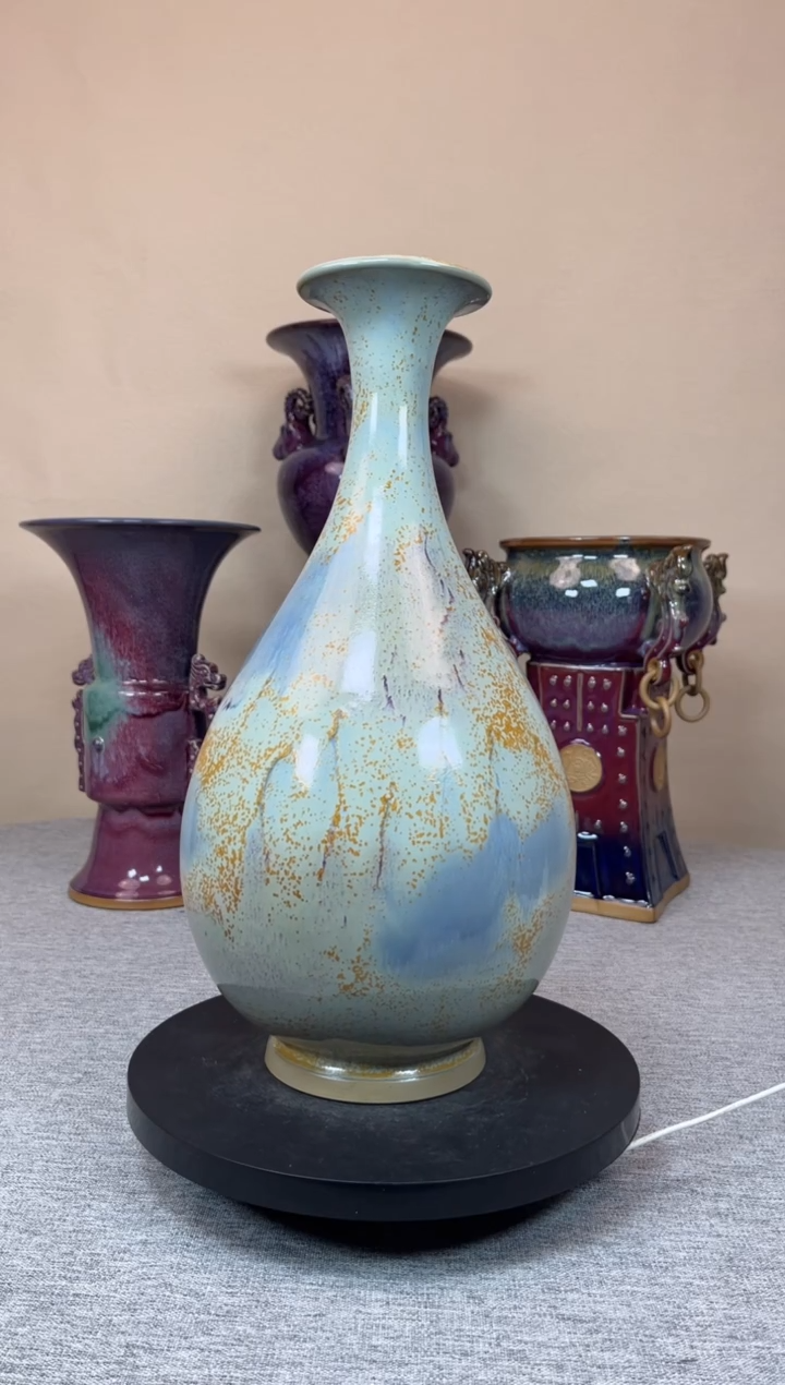 摆件陶神垕钧瓷收藏工艺品