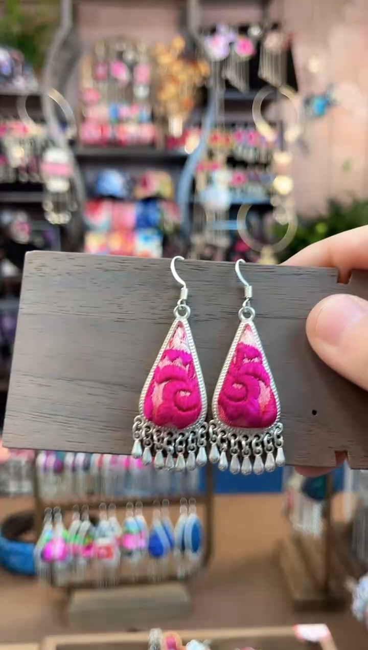 织绣民族风手工非遗老绣饰品567