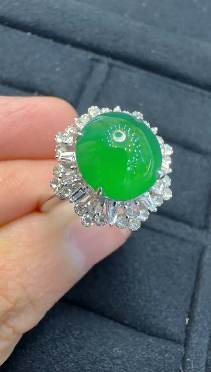 【闪购商品】翡翠戒指18K金镶嵌多样性团购发一件