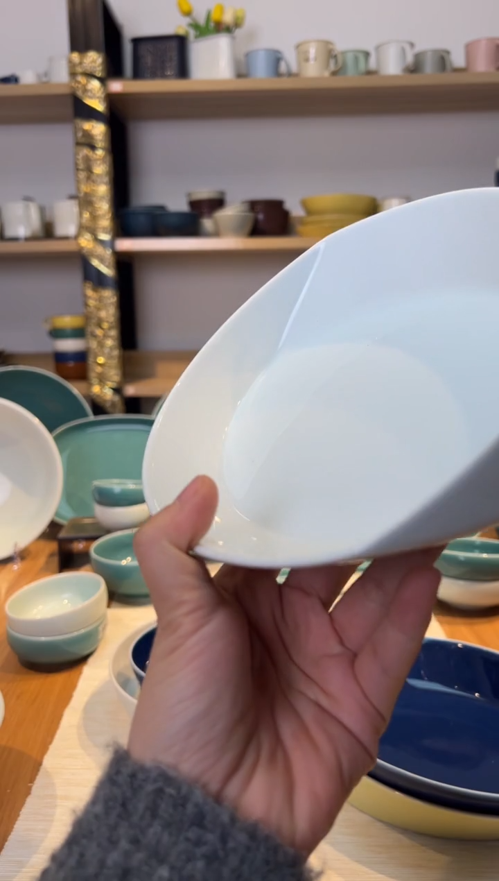 【闪购商品】盘叶形 钵 （M） 白叶形 钵 （M） 白