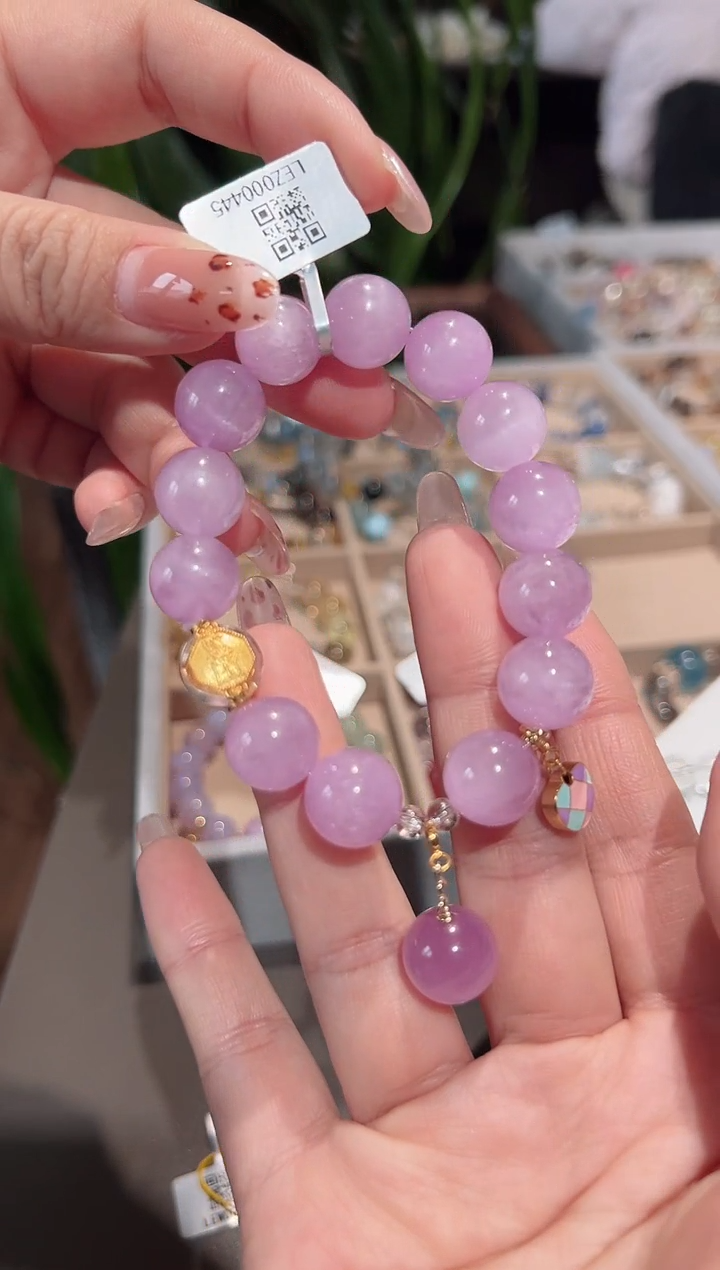 未镶嵌锂辉石手串手串