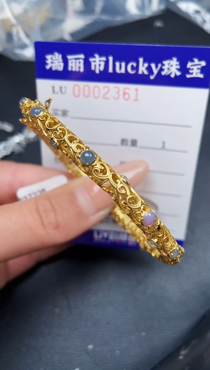 【闪购商品】翡翠颈饰银S925镶嵌2361