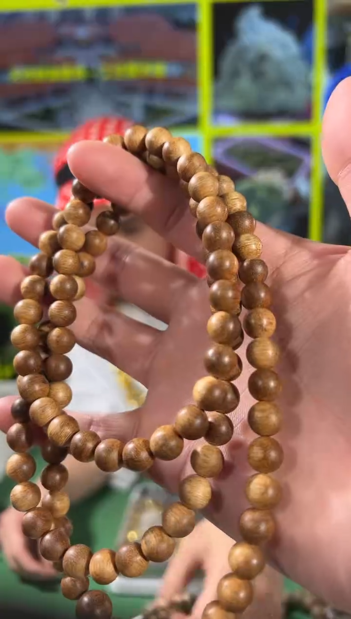 【闪购商品】沉香手串80号金丝多样性发一