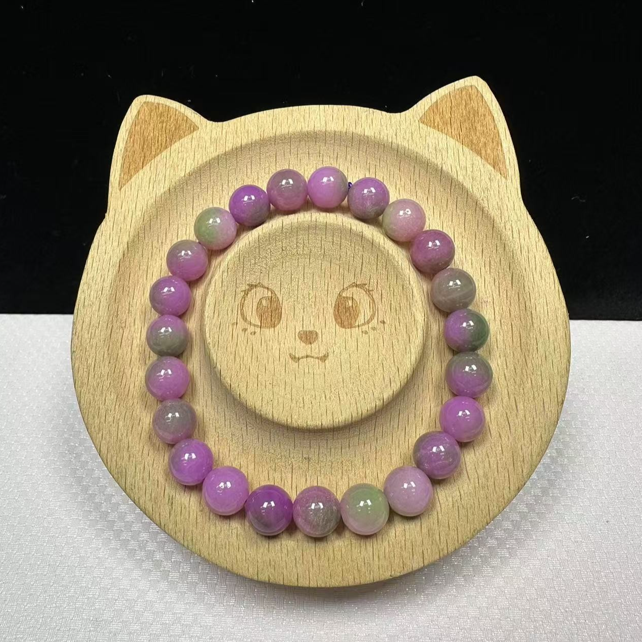 A108天然紫罗兰单圈卡8mm 时尚手串百搭