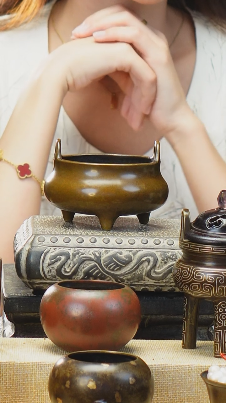 炉天下小深腹冲耳炉
