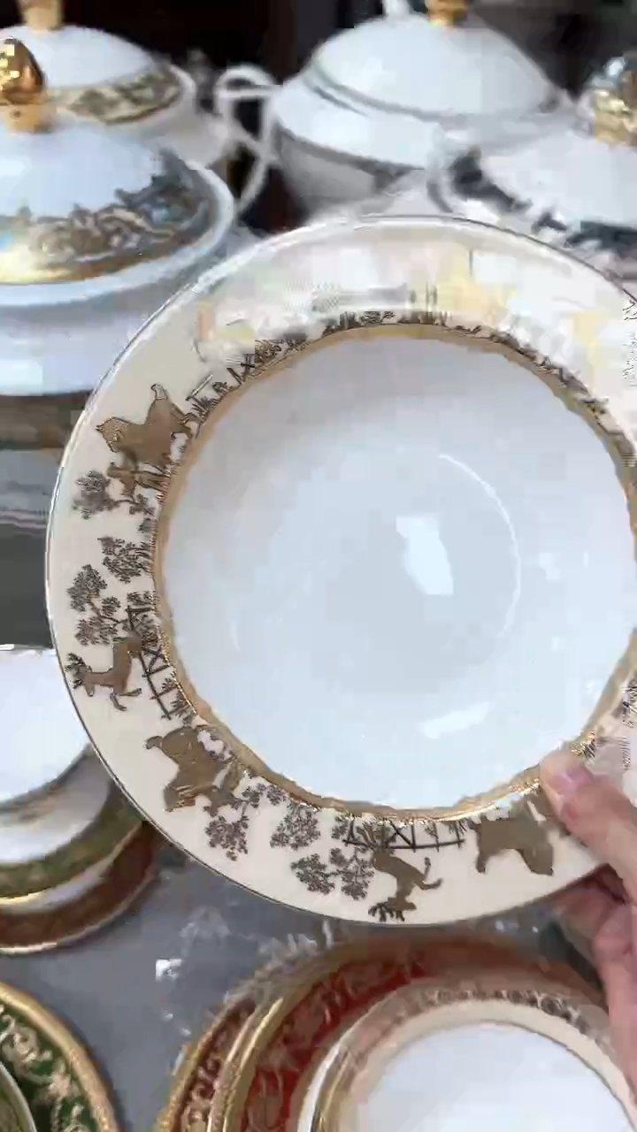 【闪购商品】瓷片8.5寸草帽盘2个  福利价  福利价