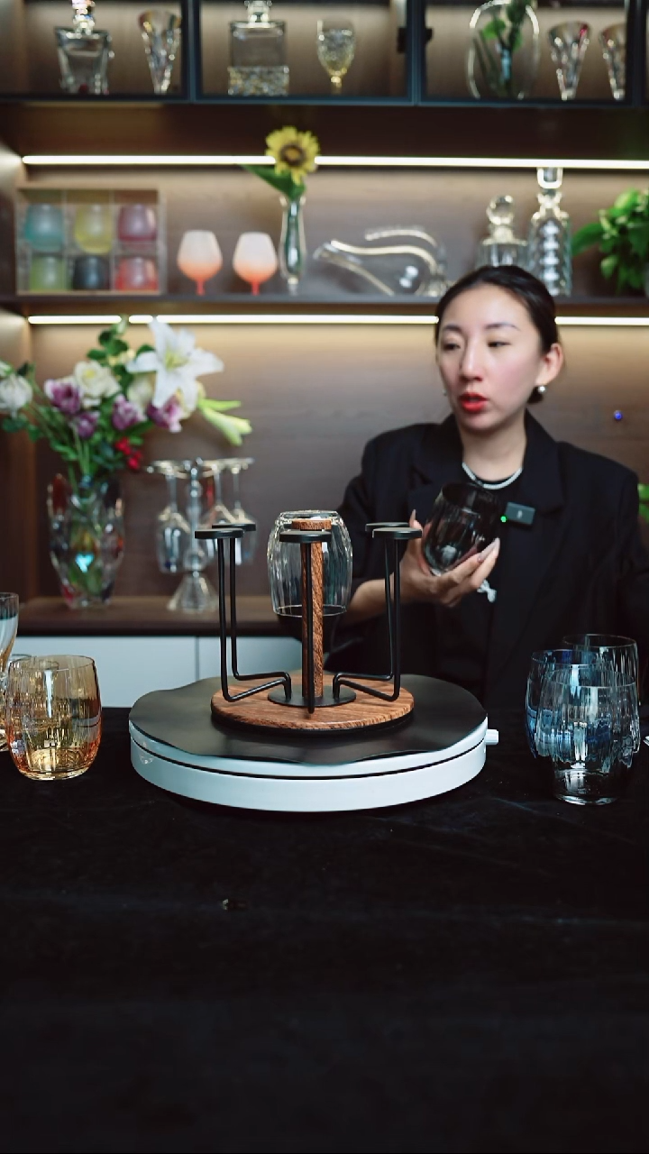 水晶手柄款水杯架一个