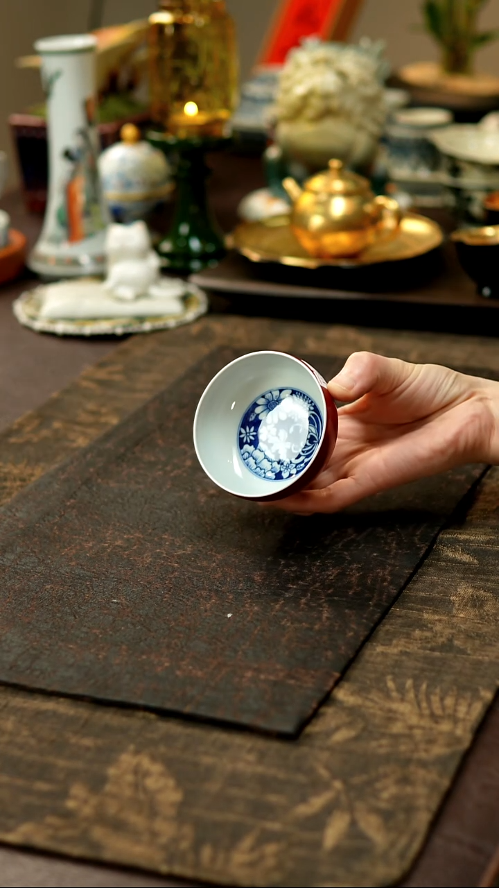 景德镇陶瓷杯碗柴烧多人