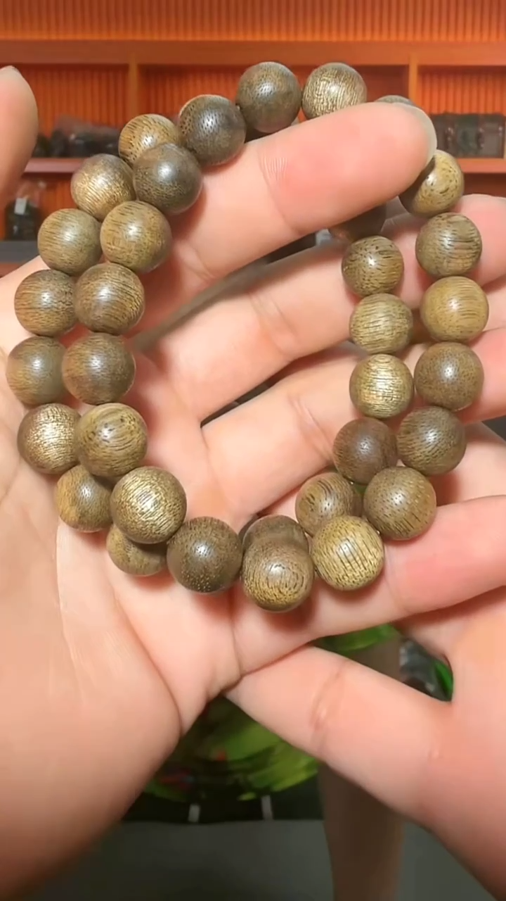 沉香手串36号单圈海南棋楠1.2多样性发一