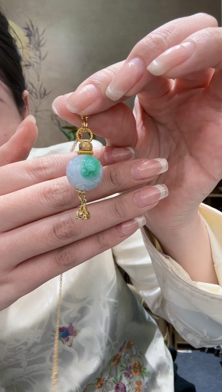 【闪购商品】翡翠耳饰未镶嵌吊坠