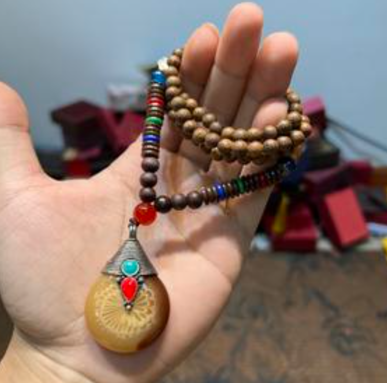 鸡翅木多圈毛衣链无礼盒S1524