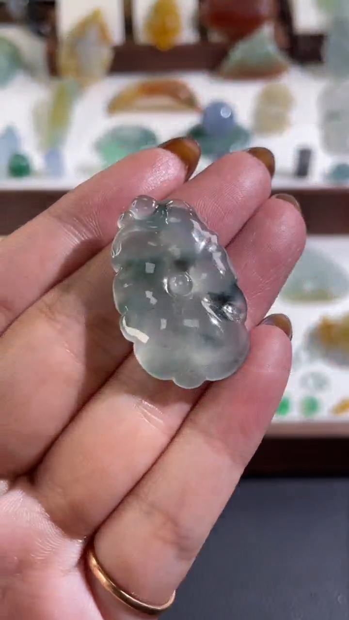 【闪购商品】定制翡翠未镶嵌年年有余450