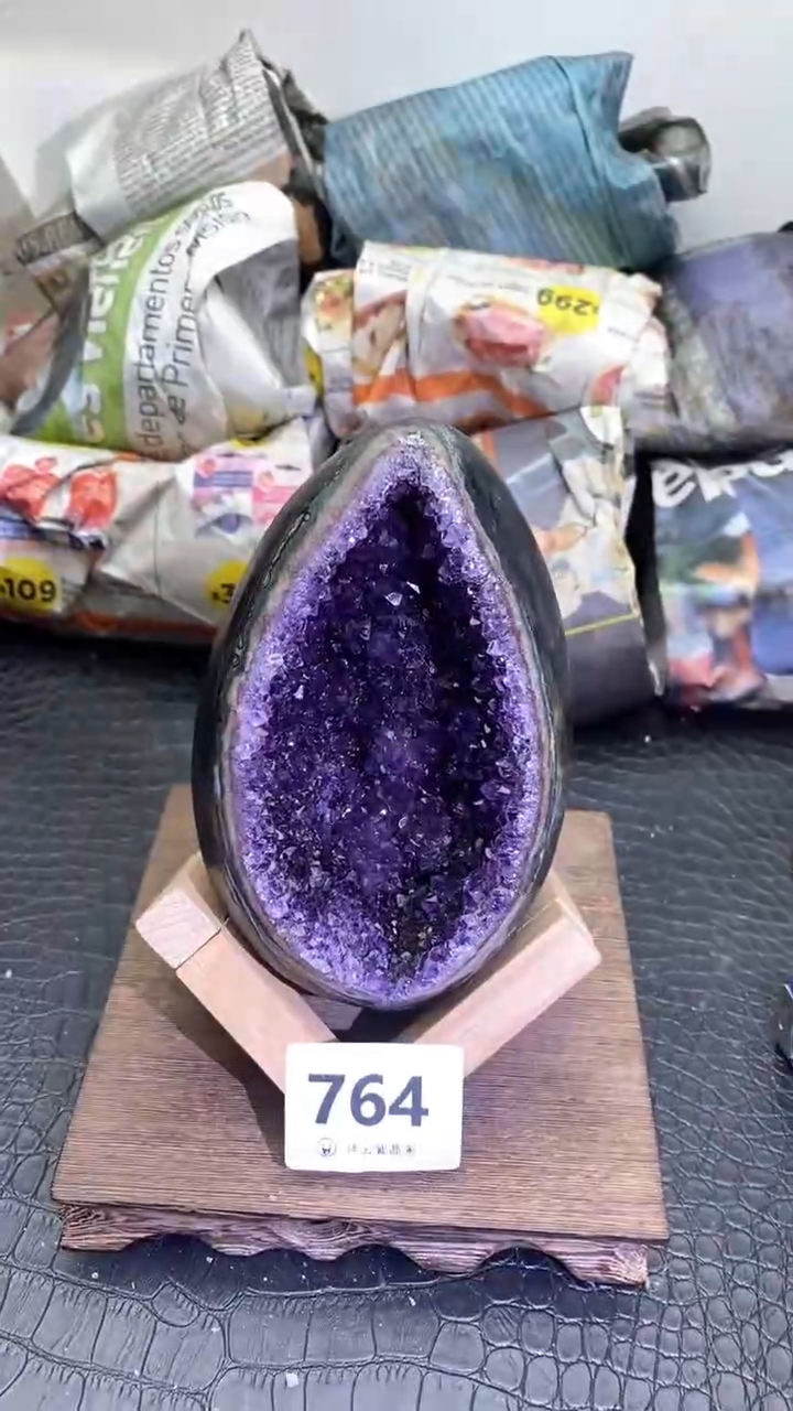 【闪购商品】紫晶1未镶嵌龍蛋 764号