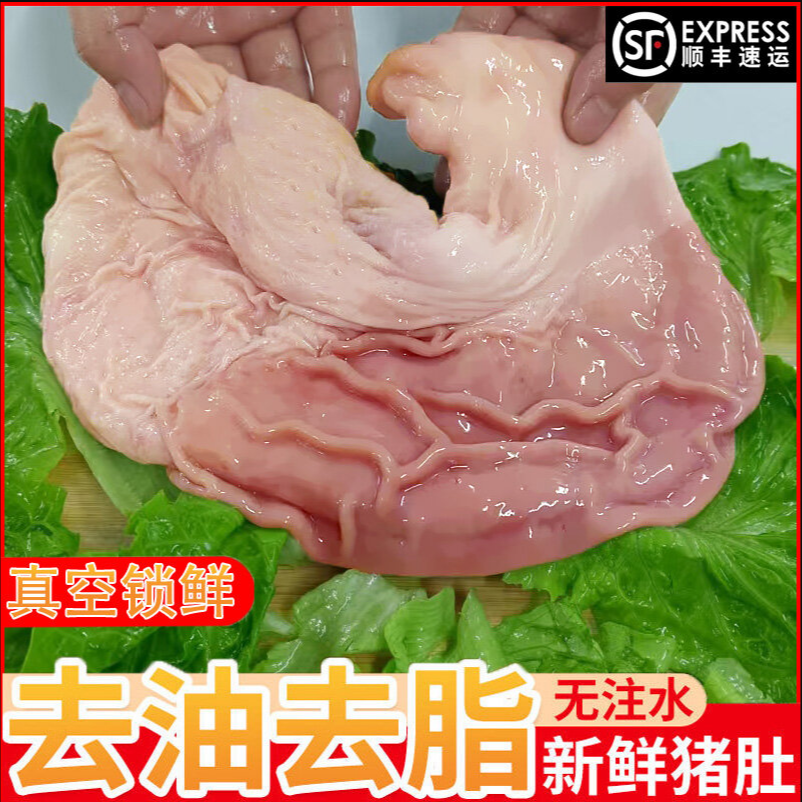 京东包邮 猪肚沂蒙山农家散养新鲜当天宰杀无油无水土猪猪肚