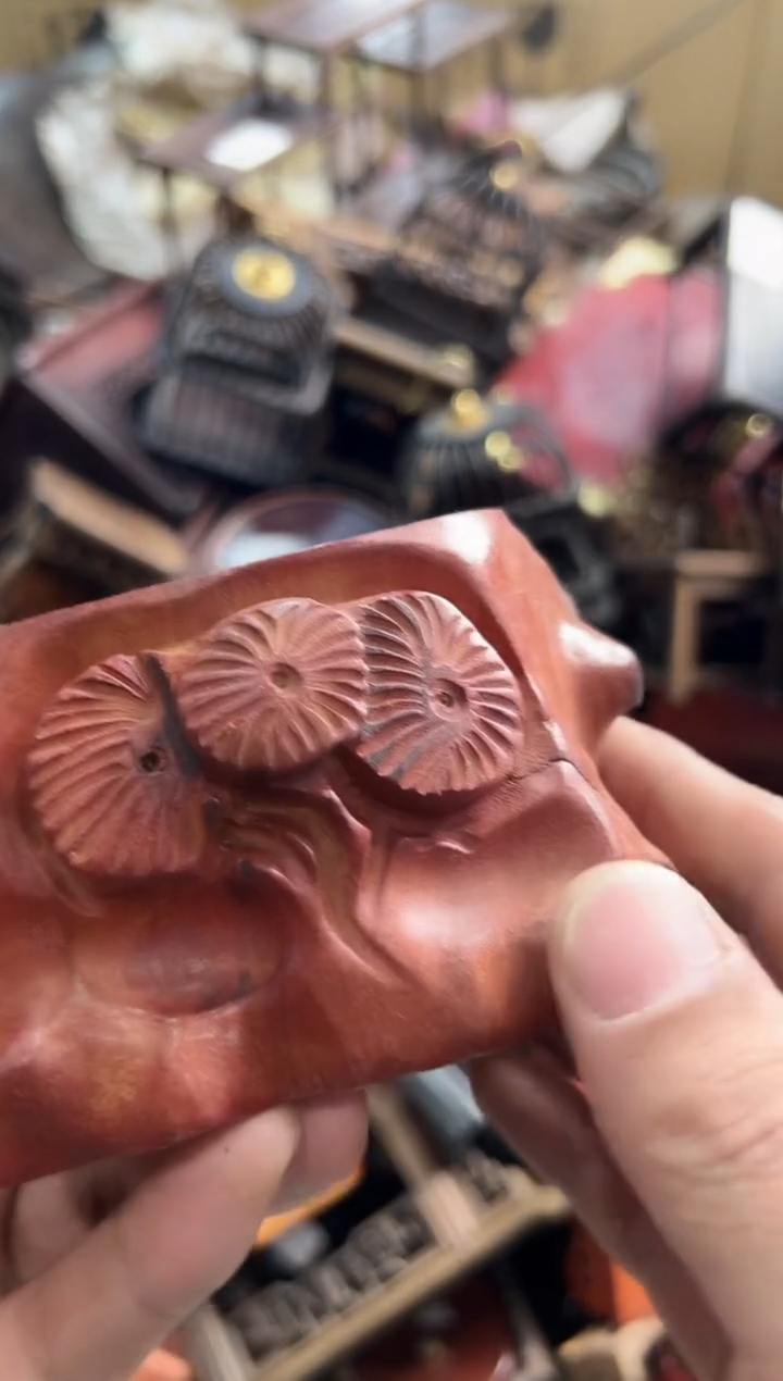 【闪购商品】木301瑕疵底座摆件花架处理