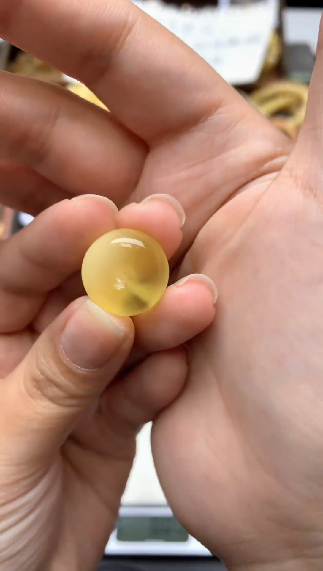 【闪购商品】琥珀珠宝奇石未镶嵌087琥珀蜜蜡花粉