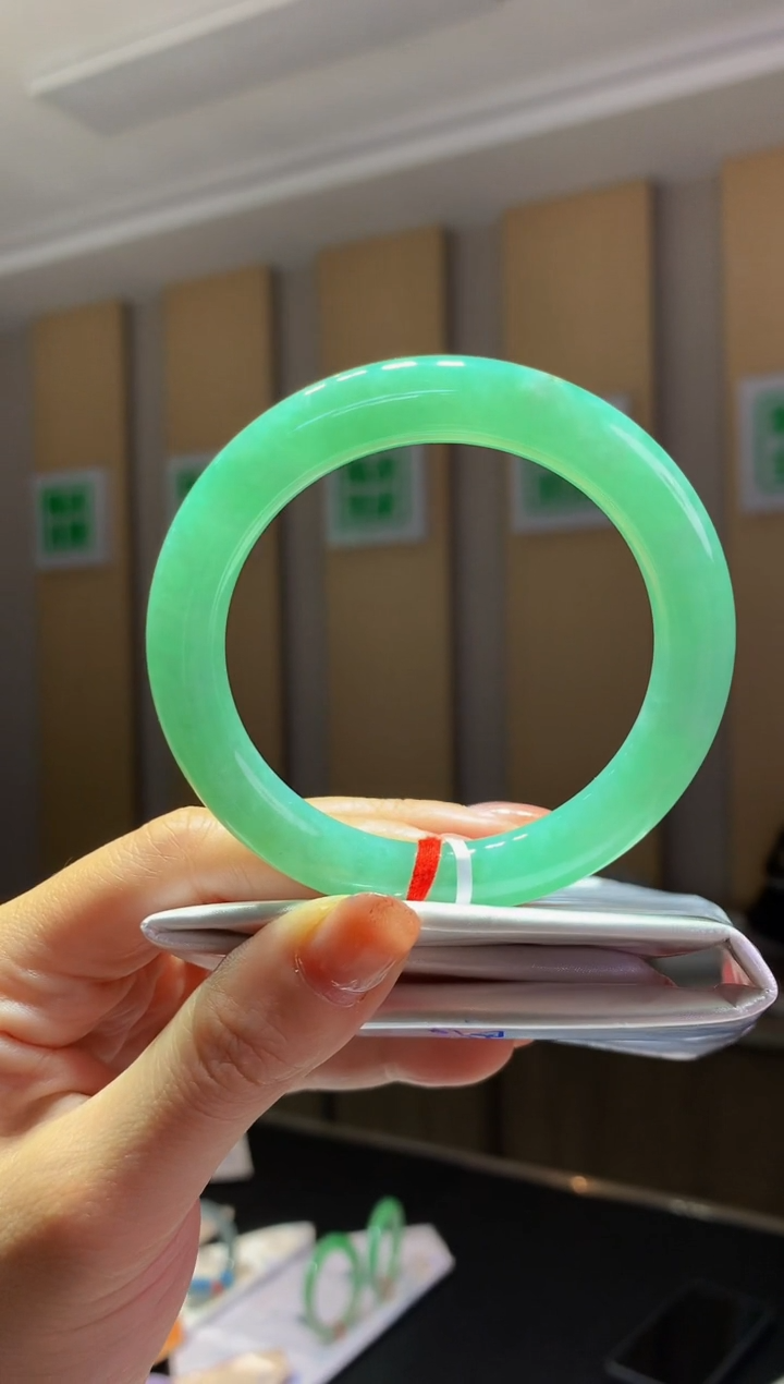 未镶嵌手镯翡翠-C98 圈口55.4 