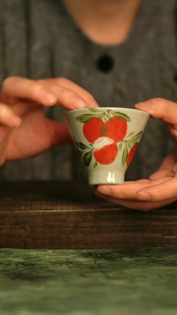 釉下彩手工手绘瓷器青诗集手工手绘瓷器