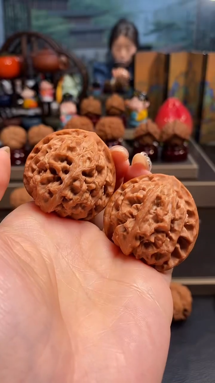 【闪购商品】文玩核桃把件B 132苹果园41尺