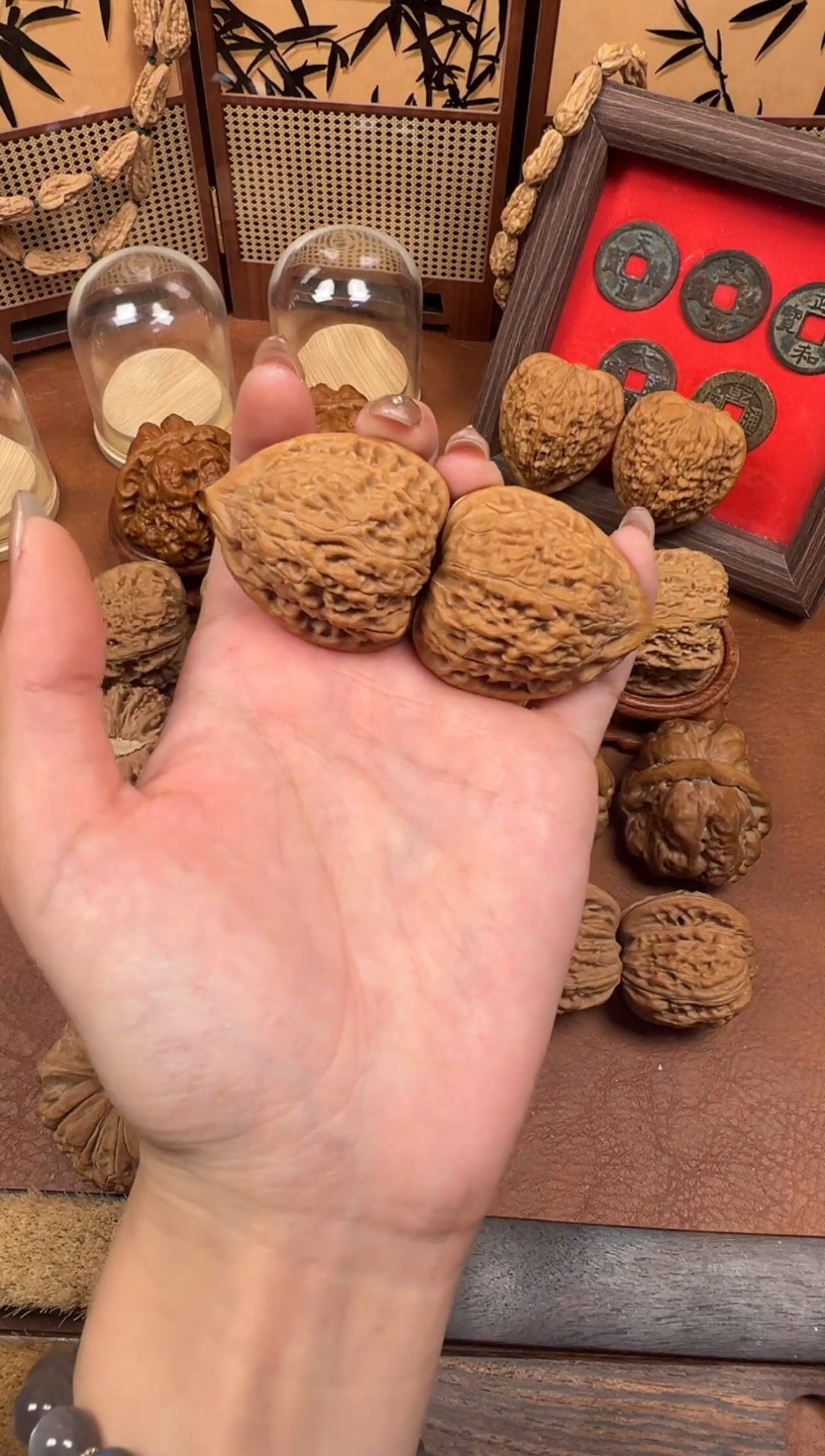 手串/手链核桃36尺蛇王一抹红