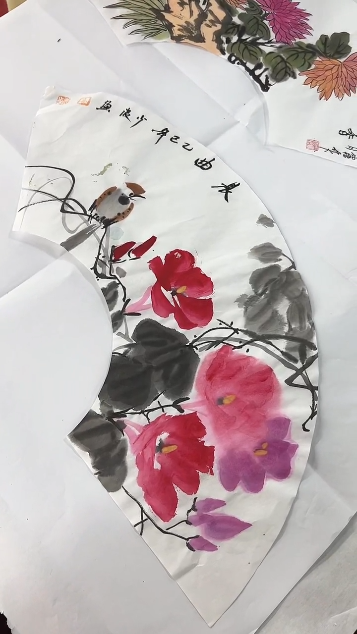 国画直播福利/国画/花鸟