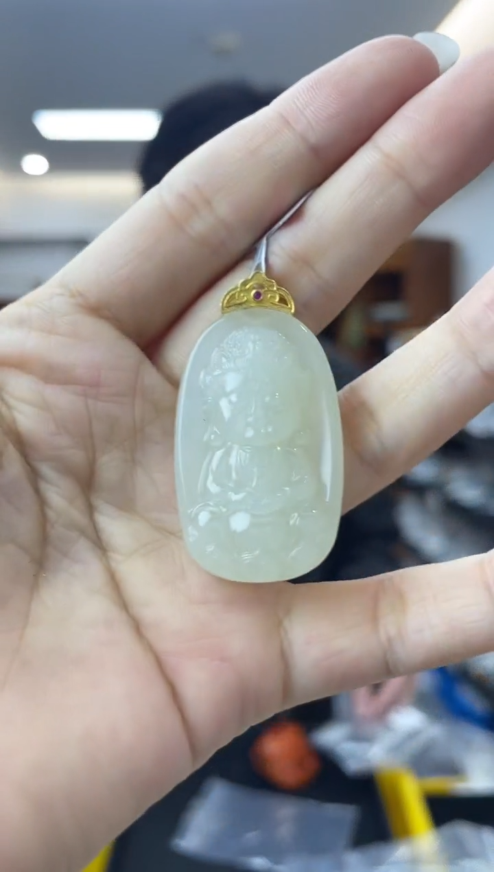 【闪购商品】和田玉·18K金镶嵌多样性一件发货