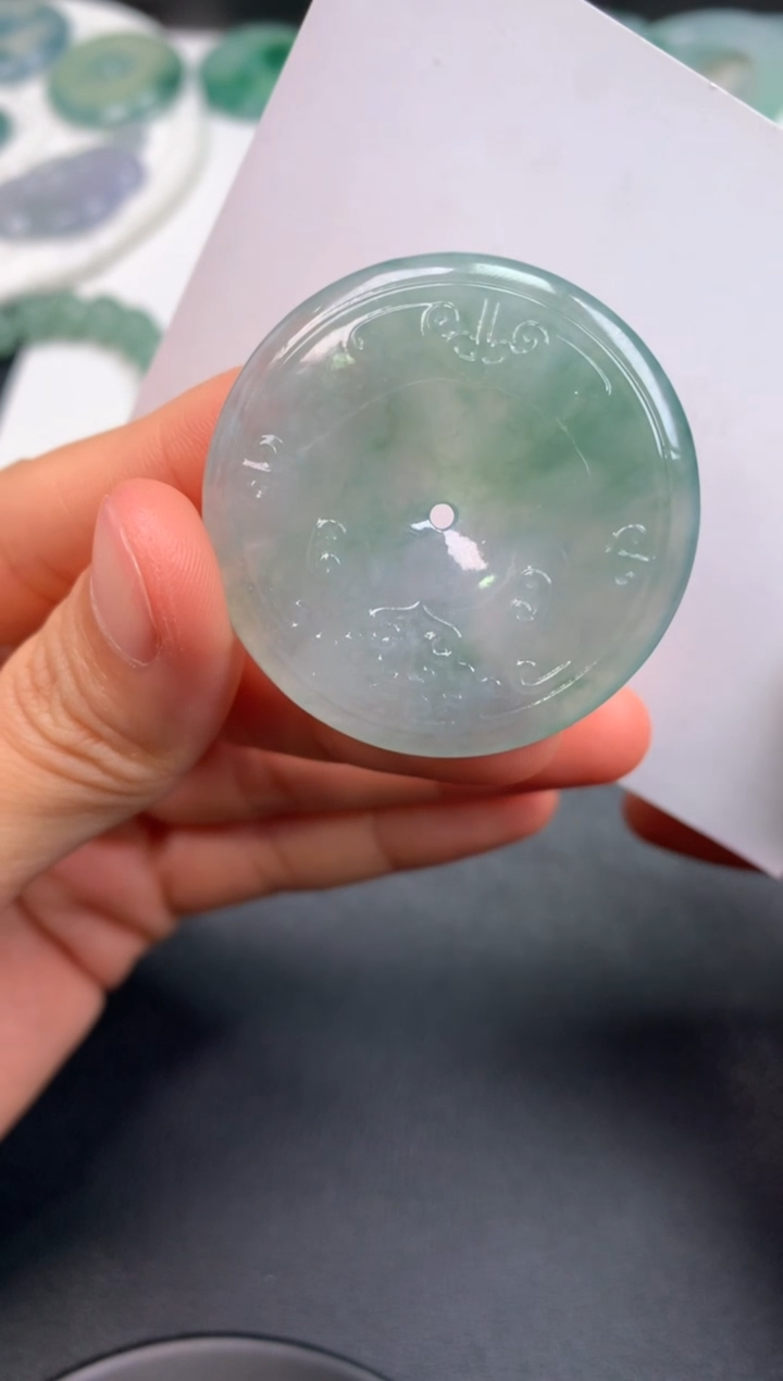 未镶嵌定制翡翠0366427435（38.6*5.7）