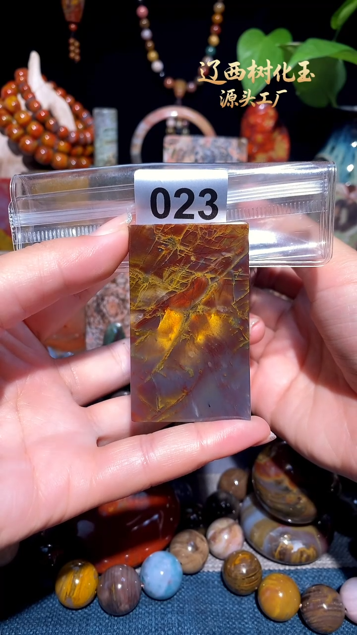 未镶嵌-硅化玉天然北票硅化玉吊坠