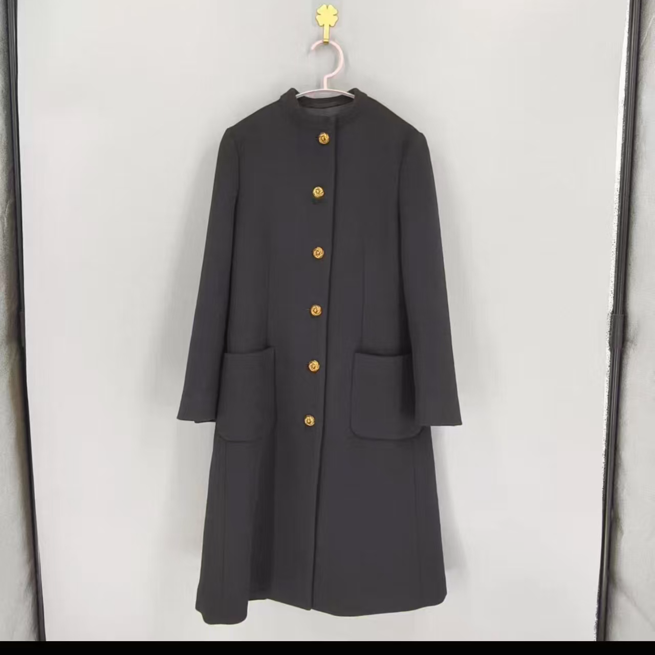 95新 GUCCI/古驰 古驰黑色大衣/dd0004