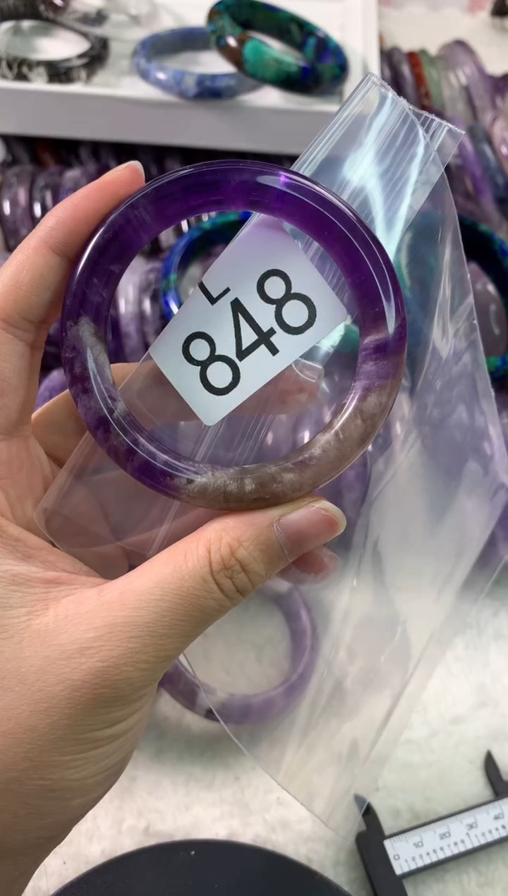 【闪购商品】水晶水晶手镯L未镶嵌848-53