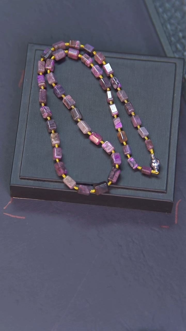 未镶嵌苏纪石（舒俱来）项链41号油紫项链