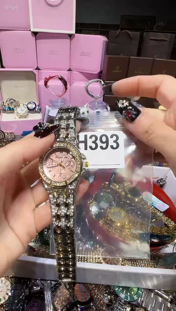 石英机芯不锈钢不锈钢直播定闪专用