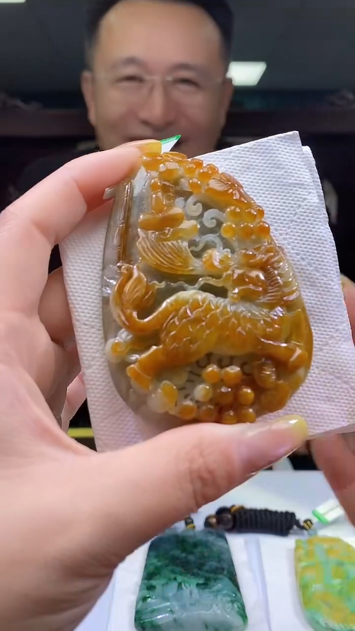 未镶嵌定制翡翠05/1224/W/麒麟