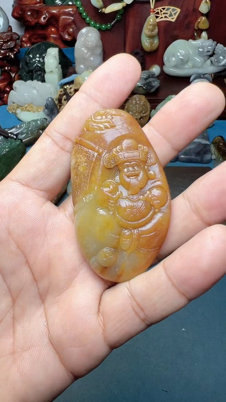 未镶嵌和田玉把件-