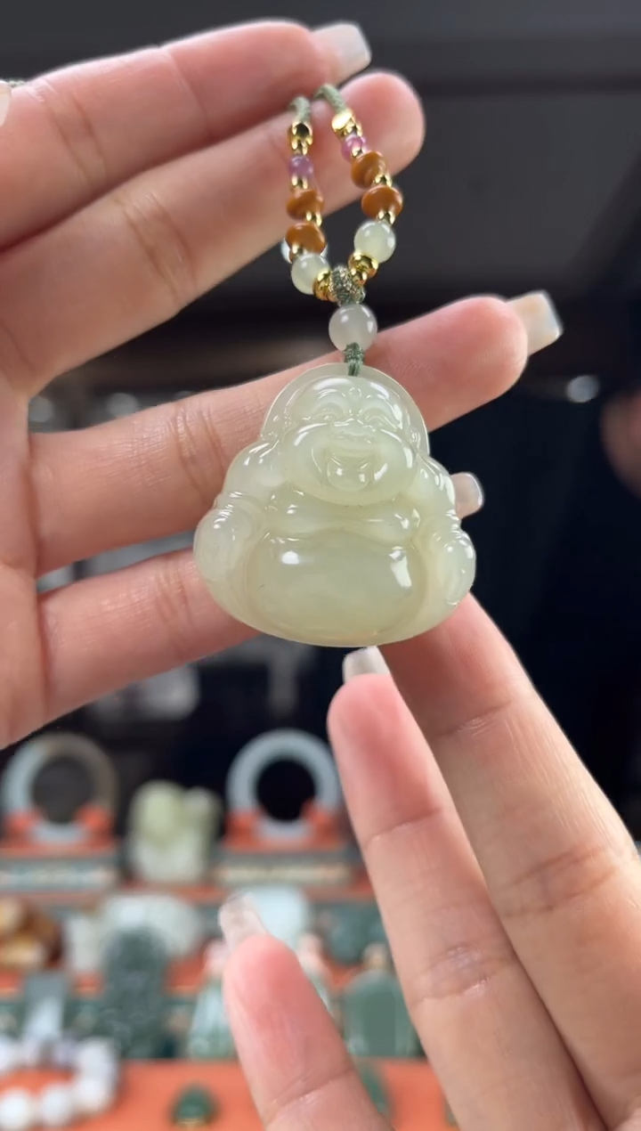 【闪购商品】和田玉颈饰未镶嵌佩佩35mm左右