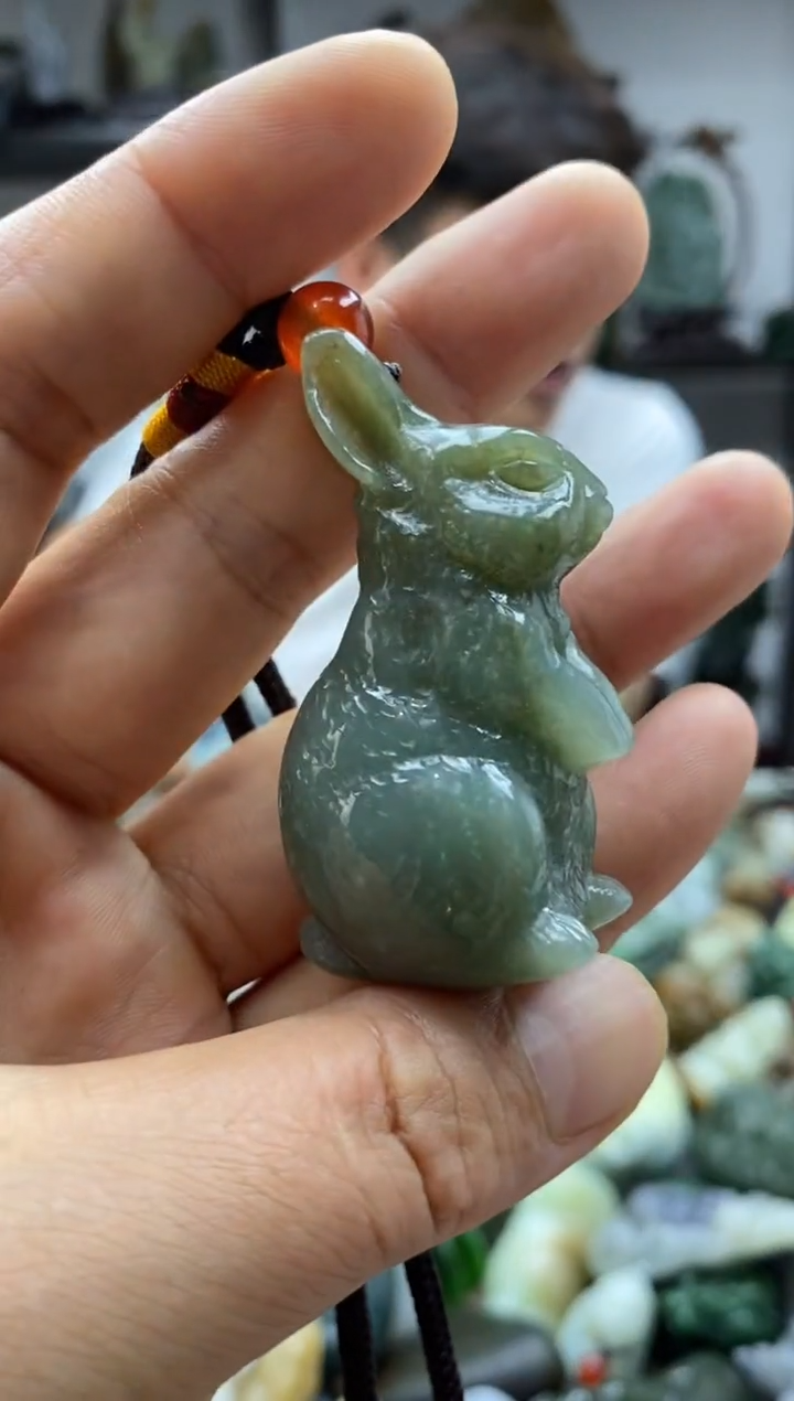 和田玉未镶嵌把件1