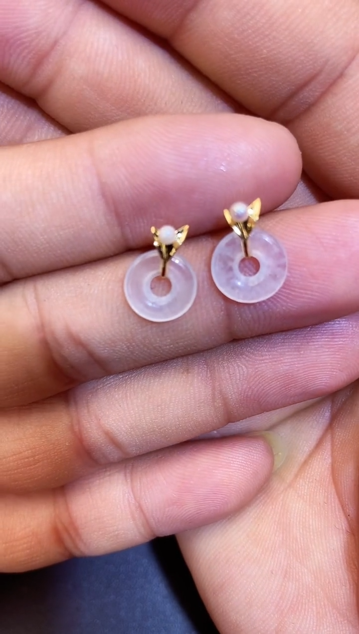 【闪购商品】翡翠颈饰18K金镶嵌翡翠