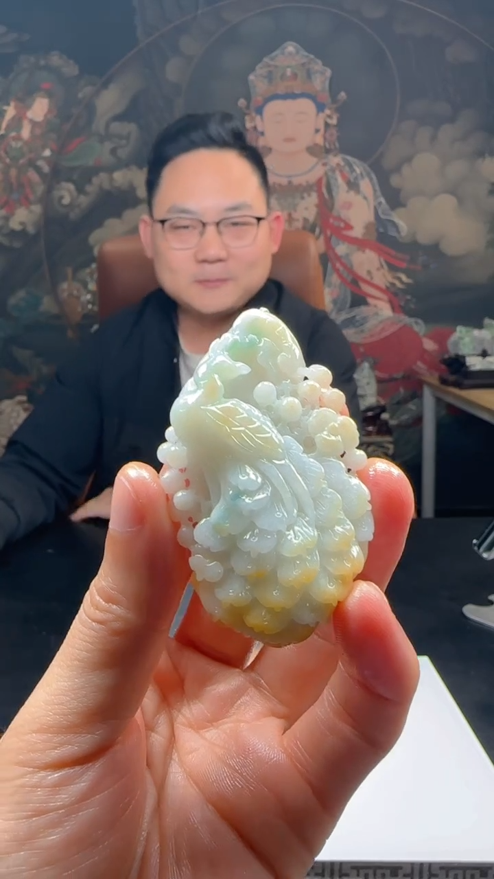 【闪购商品】定制翡翠未镶嵌L-@@QJXC11723