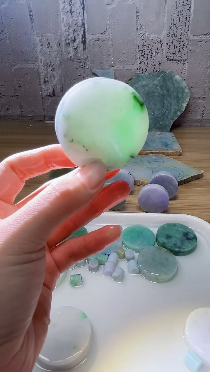 裸石翡翠天然翡翠A货石 南 645