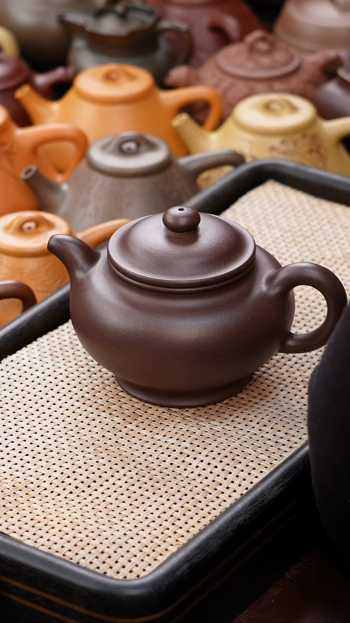 茶壶紫砂全手工壶王掇只350CC