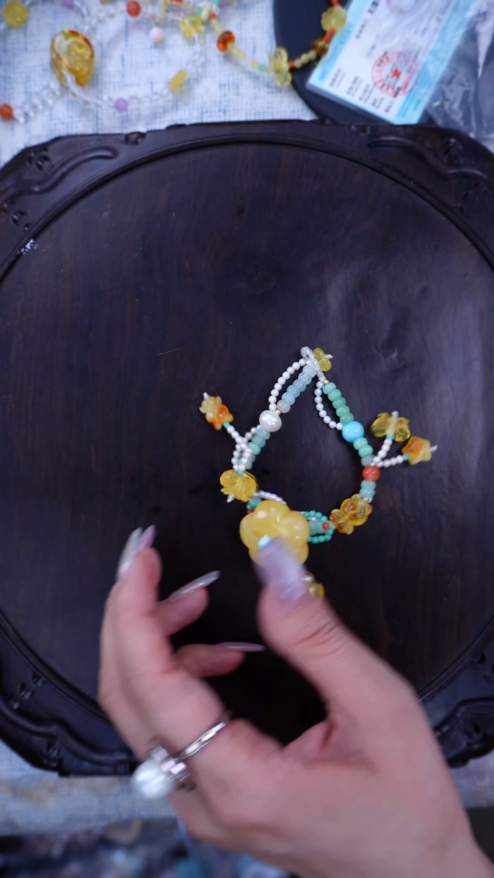 手链琥珀未镶嵌多样性发货其一