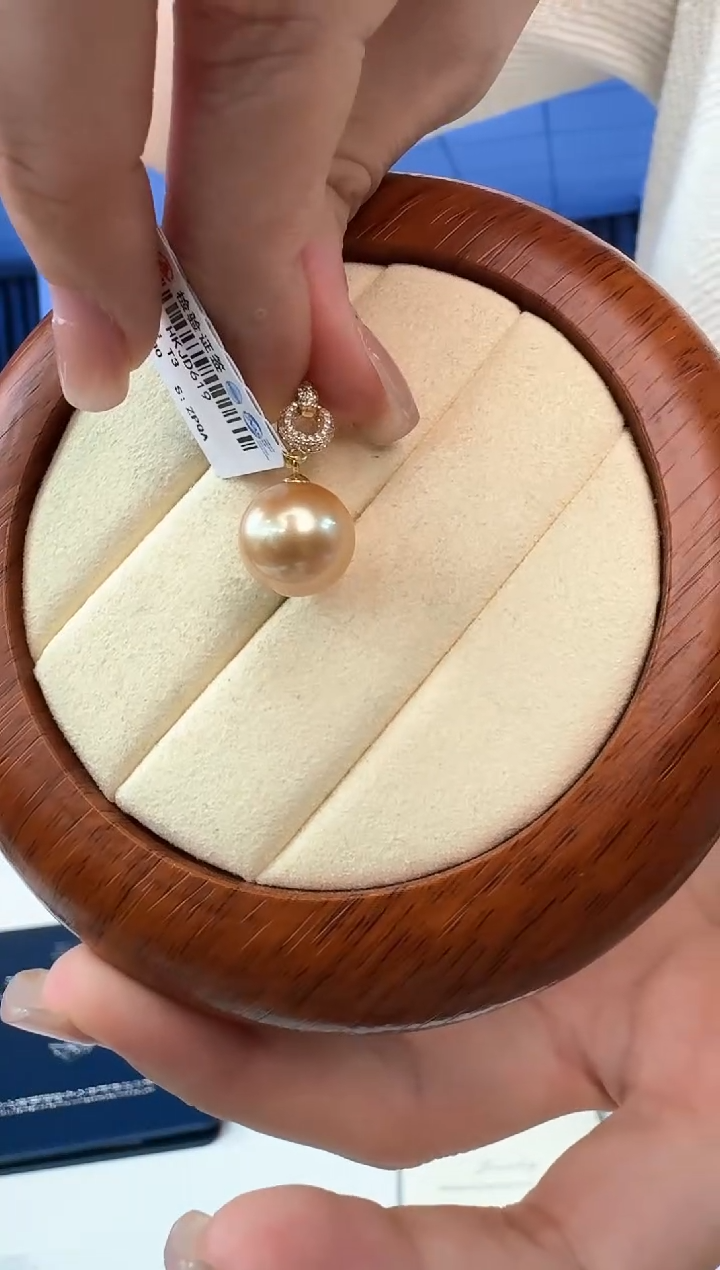 未镶嵌吊坠(不含链)海水珍珠海水金珠吊坠