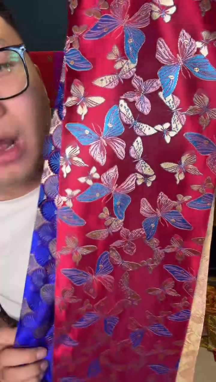 混纺3块碎布条8号布