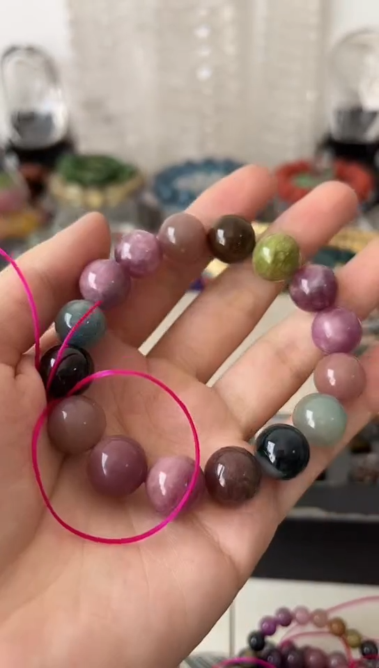 【闪购商品】碧玺手链未镶嵌矿坑