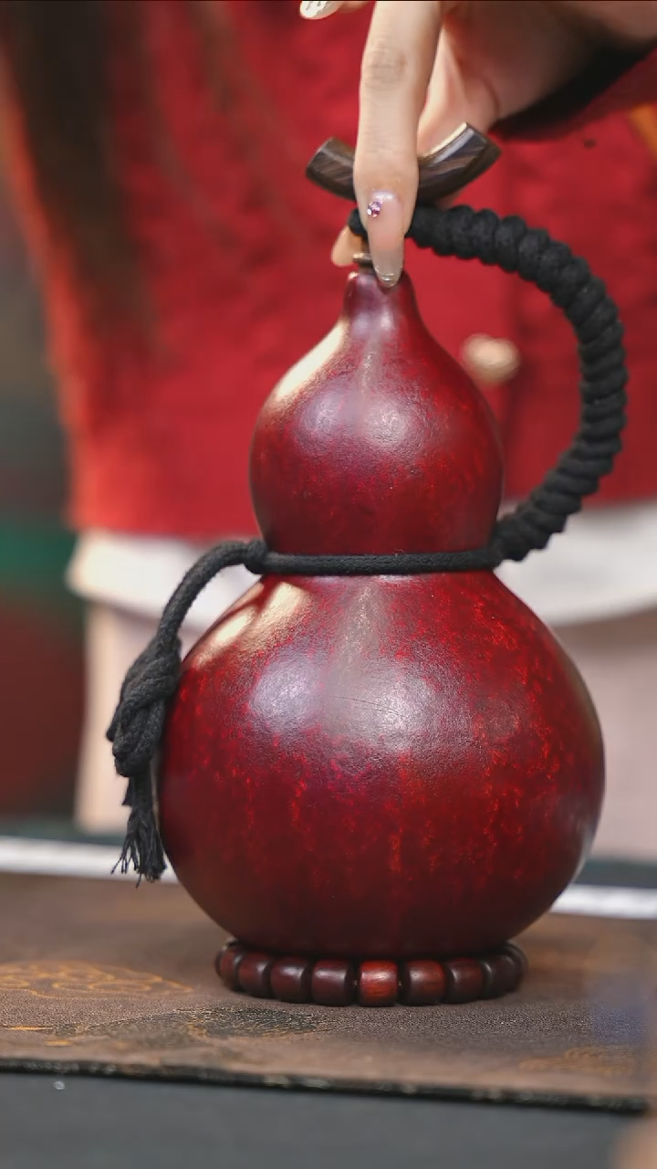 【闪购商品】WD215大漆酒葫芦不包手串及旋转底座