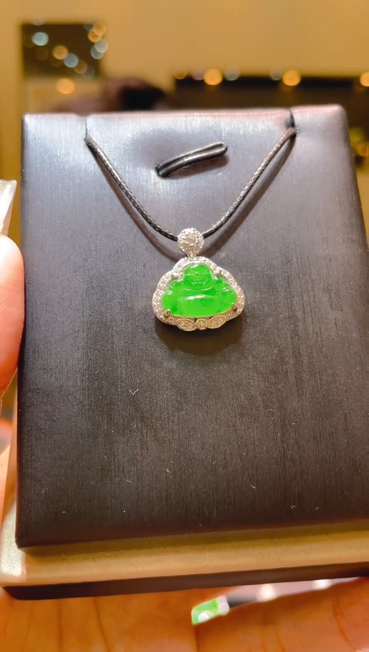 翡翠未镶嵌吊坠(不含链)A1